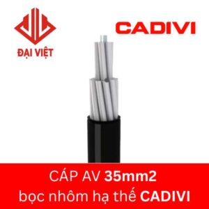 Cáp AV CADIVI 35mm2 0,6/1KV bọc nhôm hạ thế
