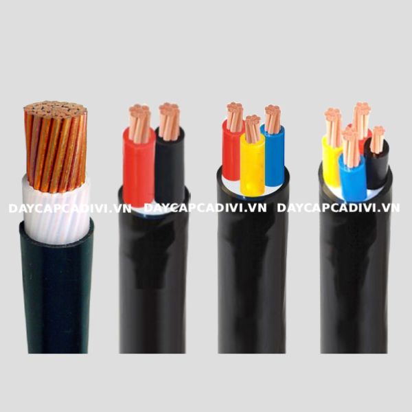 Cáp CVV CADIVI 1 đến 4 lõi bọc đồng hạ thế