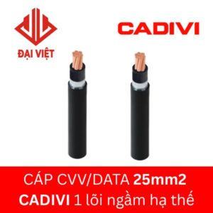 Cáp CVV/DATA 25mm2 CADIVI ngầm hạ thế