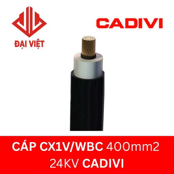 Cáp CX1V/WBC 400mm2 CADIVI 24KV