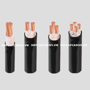 Cáp CXV CADIVI 1 đến 4 lõi bọc đồng hạ thế