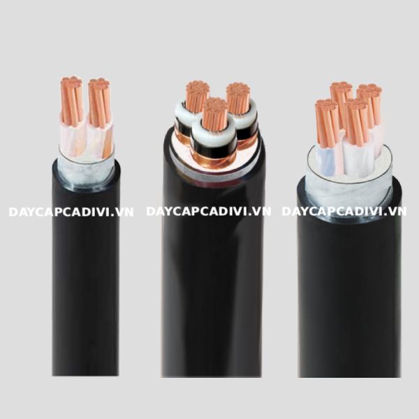 Cáp CXV/DSTA CADIVI 2-4 lõi ngầm hạ thế