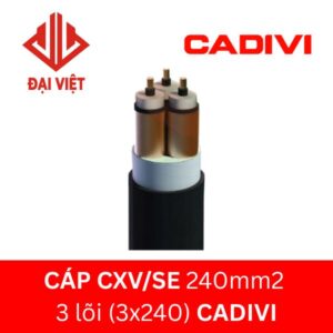 Cáp CXV/SE 240mm2 3 lõi CADIVI 24KV