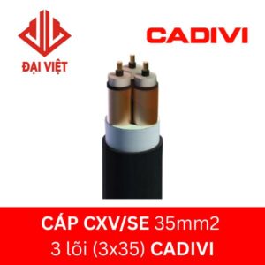 Cáp CXV/SE 35mm2 3 lõi CADIVI 24KV
