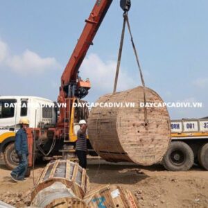 Cáp CXV/SE/DSTA 3x150 CADIVI 24KV giao hàng thi công dự án
