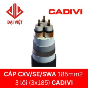 Cáp CXV/SE/SWA 185mm2 3 lõi CADIVI 24KV