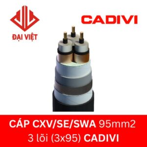 Cáp CXV/SE/SWA 95mm2 3 lõi CADIVI 24KV