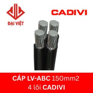 Cáp LV-ABC 150mm2 4 lõi CADIVI 0,6 1KV