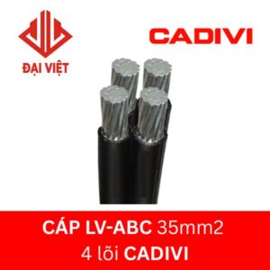 Cáp LV-ABC 35mm2 4 lõi CADIVI 0,6 1KV