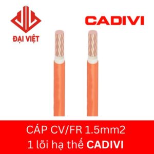 Cáp chống cháy CV/FR 1.5mm2 CADIVI 0,6/1KV