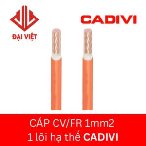 Cáp chống cháy CV/FR 1mm2 CADIVI 0,6/1KV