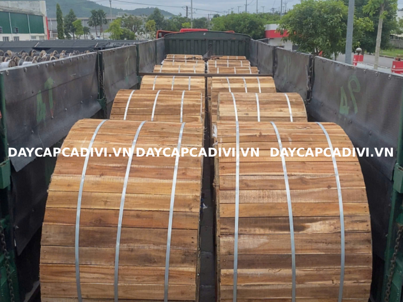 Cấp hàng cáp CADIVI 0,6 1kv dự án thủy điện Xekaman 3 - Lào