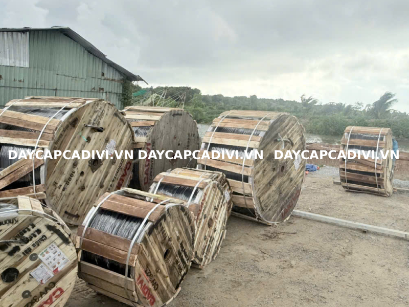 Cấp hàng cáp CADIVI CXV DSTS dự án tuyến nối Hòn Đất với Kiên Lương Kiên Giang