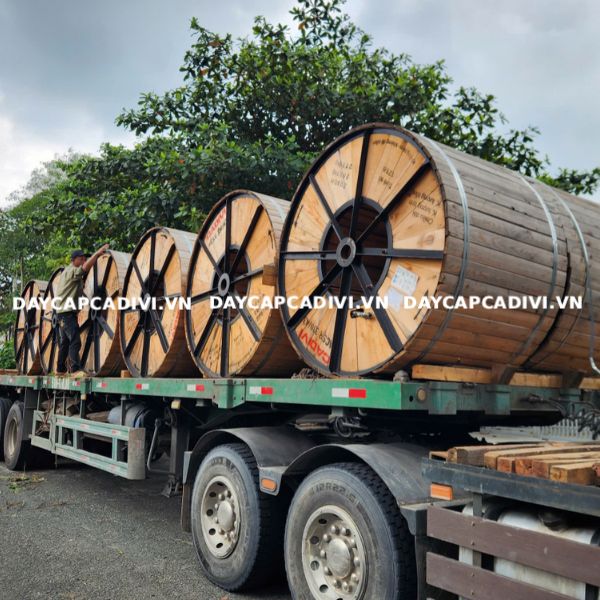 Cấp hàng dự án Thốt Nốt Cần Thơ dây nhôm lõi thép ACSR CADIVI