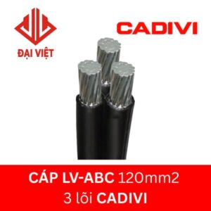 Cáp nhôm vặn xoắn LV-ABC 3x120mm2 CADIVI 0,6 1KV