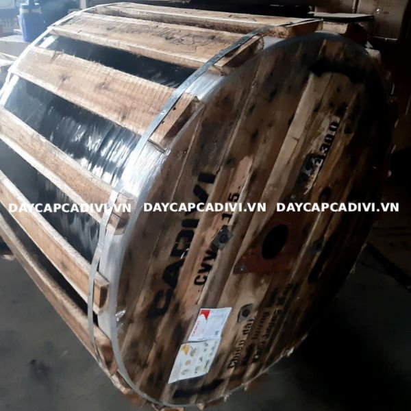Dây cáp CVV 1.5mm2 CADIVI bọc đồng hạ thế 0,6/1KV