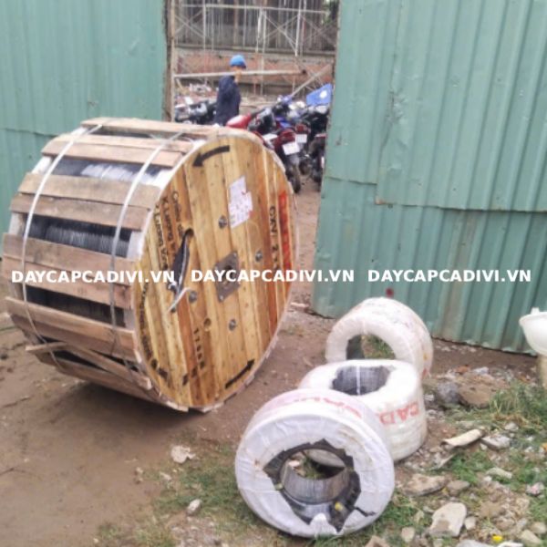 Dây cáp CXV 10 CADIVI lõi đồng hạ thế 0,6/1KV