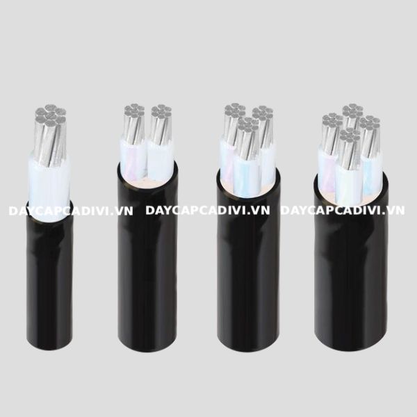 Dây cáp điện AXV CADIVI bọc nhôm hạ thế 1 đến 4 lõi