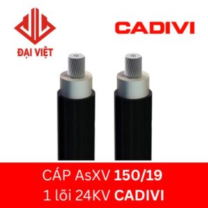 Dây nhôm lõi thép AxXV 150/19 CADIVI 24kV