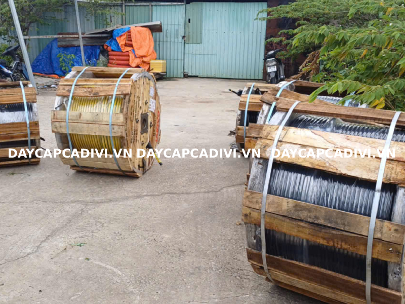 Giao hàng cáp cadivi thi công dự án Kiên Giang bệnh viên Ung Bướu