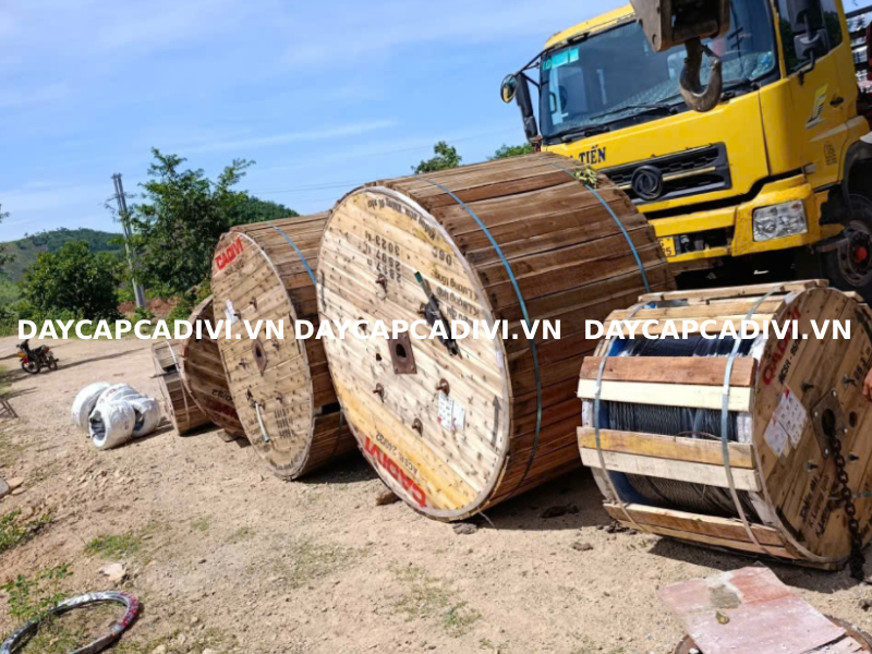 Giao hàng dây nhôm lõi thép ACSR tại Ninh Thuận