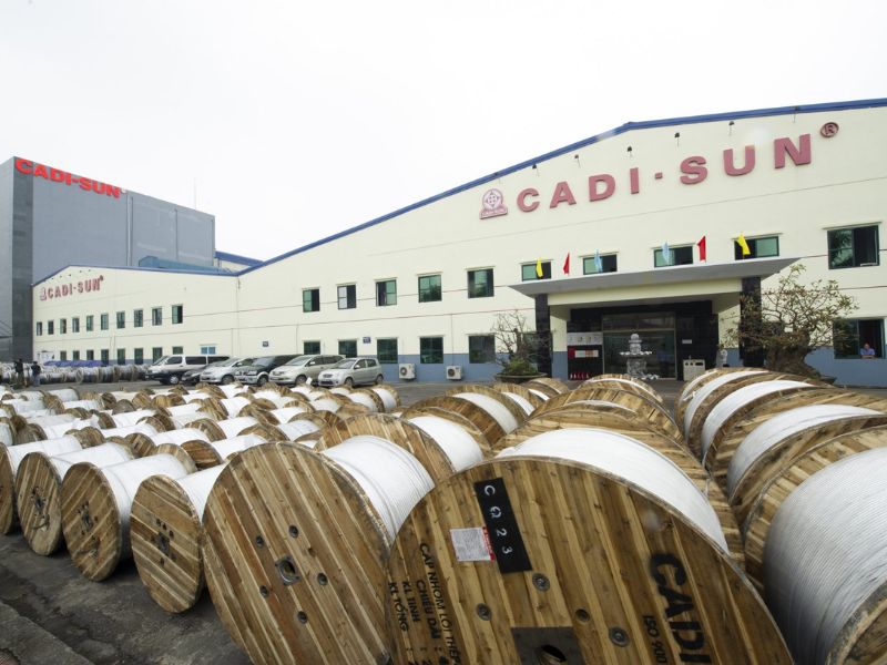 Nhà máy và sản phẩm dây cáp điện CADI-SUN