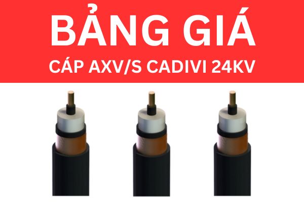 Bảng giá cáp AXV/S CADIVI 24KV