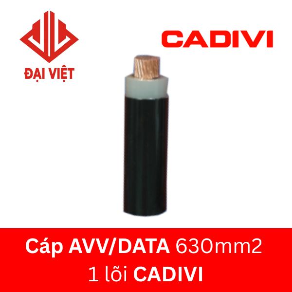 Cáp AVV/DATA 630mm2 CADIVI 0,6/1KV