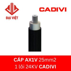 Cáp AX1V 25mm2 1 lõi CADIVI 24kV