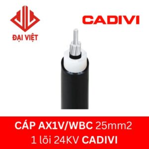 Cáp AX1V/WBC 25mm2 CADIVI 24kV