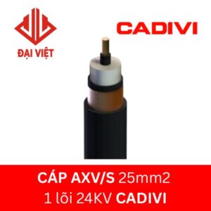 Cáp AXV/S 25mm2 CADIVI 24kV 1 lõi