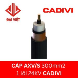 Cáp AXV/S 300mm2 CADIVI 24kV 1 lõi