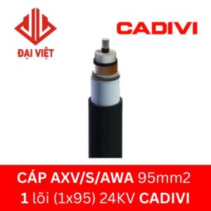 Cáp AXV/S/AWA 95mm2 1 lõi (1x95) CADIVI 24kV