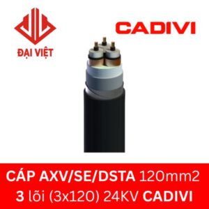 Cáp AXV/SE/DSTA 120mm2 3 lõi (3x120mm2) CADIVI 24kV