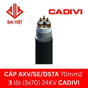 Cáp AXV/SE/DSTA 70mm2 3 lõi (3x70mm2) CADIVI 24kV