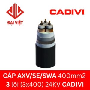 Cáp AXV/SE/SWA 400mm2 3 lõi (3x400mm2) CADIVI 24kV