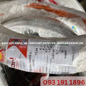 Cáp CXV FR 6 CADIVI giá tốt