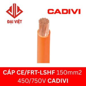 Cáp chậm cháy CE/FRT-LSHF 150mm2 CADIVI 450V/750V