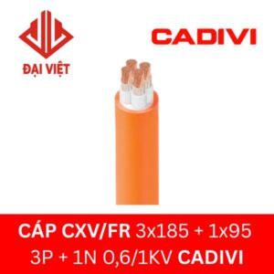 Cáp chống cháy CXV/FR 3x185 + 1x95 CADIVI 0,6/1KV