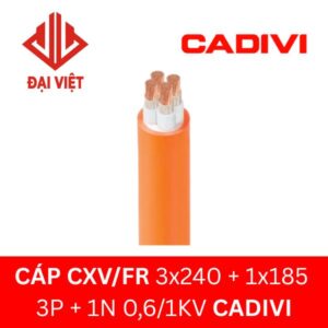 Cáp chống cháy CXV/FR 3x240 + 1x185 CADIVI 0,6/1KV