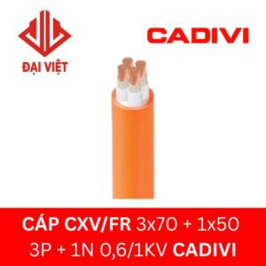 Cáp chống cháy CXV/FR 3x70 + 1x50 CADIVI 0,6/1KV