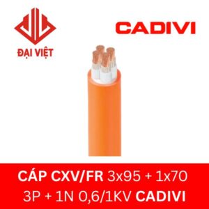 Cáp chống cháy CXV/FR 3x95 + 1x70 CADIVI 0,6/1KV