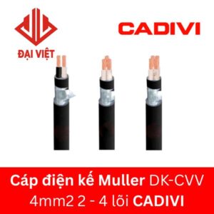 Cáp điện kế Muller DK-CVV 4mm2 2 lõi 3 lõi 4 lõi CADIVI 0,6/1KV