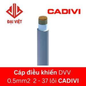 Cáp điều khiển DVV 0.5mm2 CADIVI 2 đến 37 lõi hạ thế 0,6/1KV