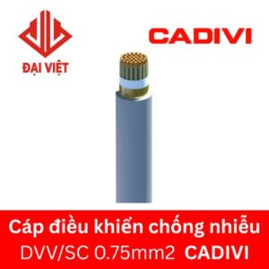 Cáp điều khiển chống nhiễu DVV/SC 0.75 CADIVI 0,6/1KV