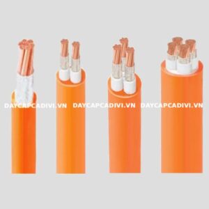 Dây cáp chậm cháy CXV/FRT CADIVI 0,6/1KV 1 đến 4 lõi