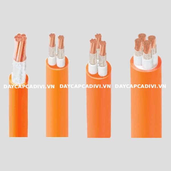 Cáp chống cháy CXV/FR CADIVI hạ thế 0,6/1kV – nhiều lõi