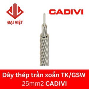 Dây thép trần xoắn TK/GSW 25mm2 CADIVI