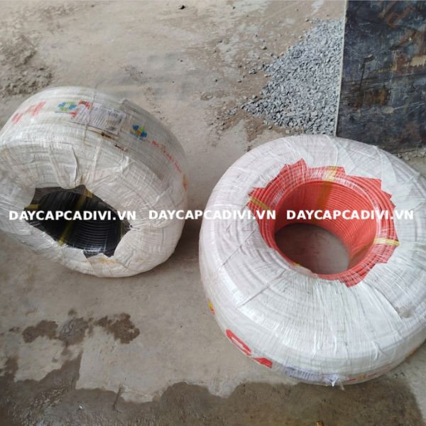 Phân phối dây cáp CVV CADIVI dây màu đen, đỏ giá tốt