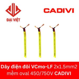 Dây điện đôi VCmo-LF 2x1.5mm2 CADIVI 450/750V